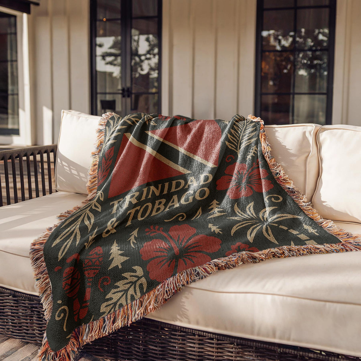 Trinidad and Tobago Woven Blanket