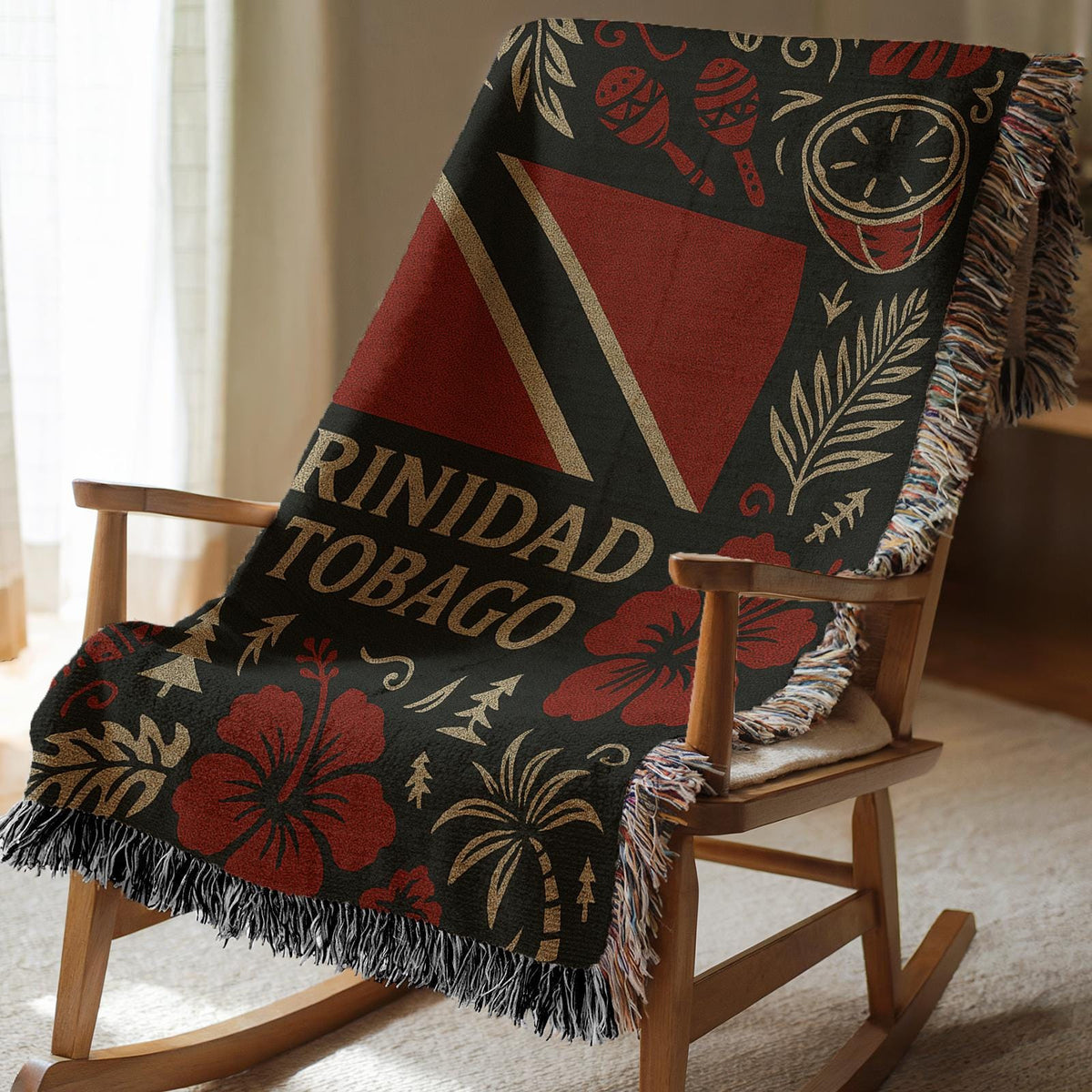 Trinidad and Tobago Woven Blanket