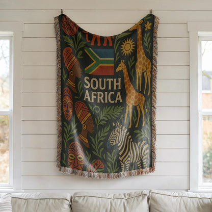 South Africa Woven Blanket