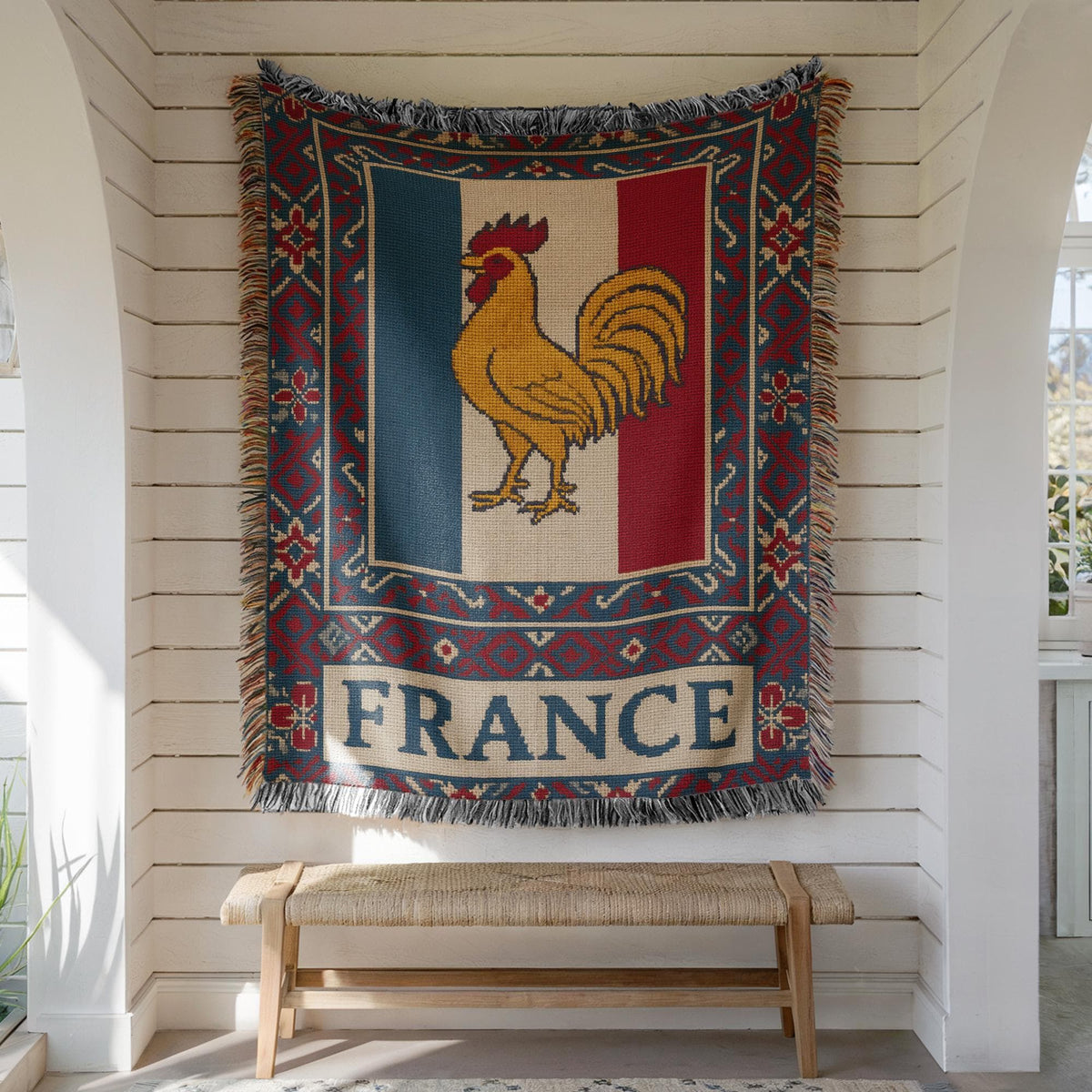 France Woven Blanket