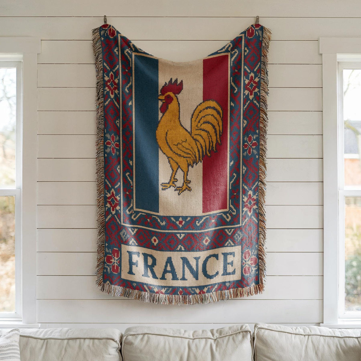 France Woven Blanket