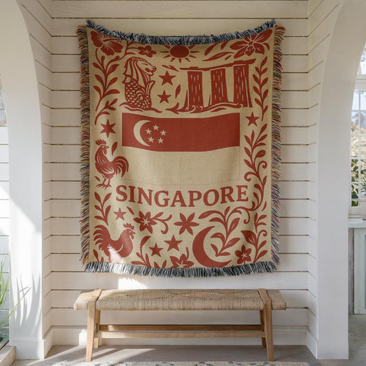Singapore Woven Blanket