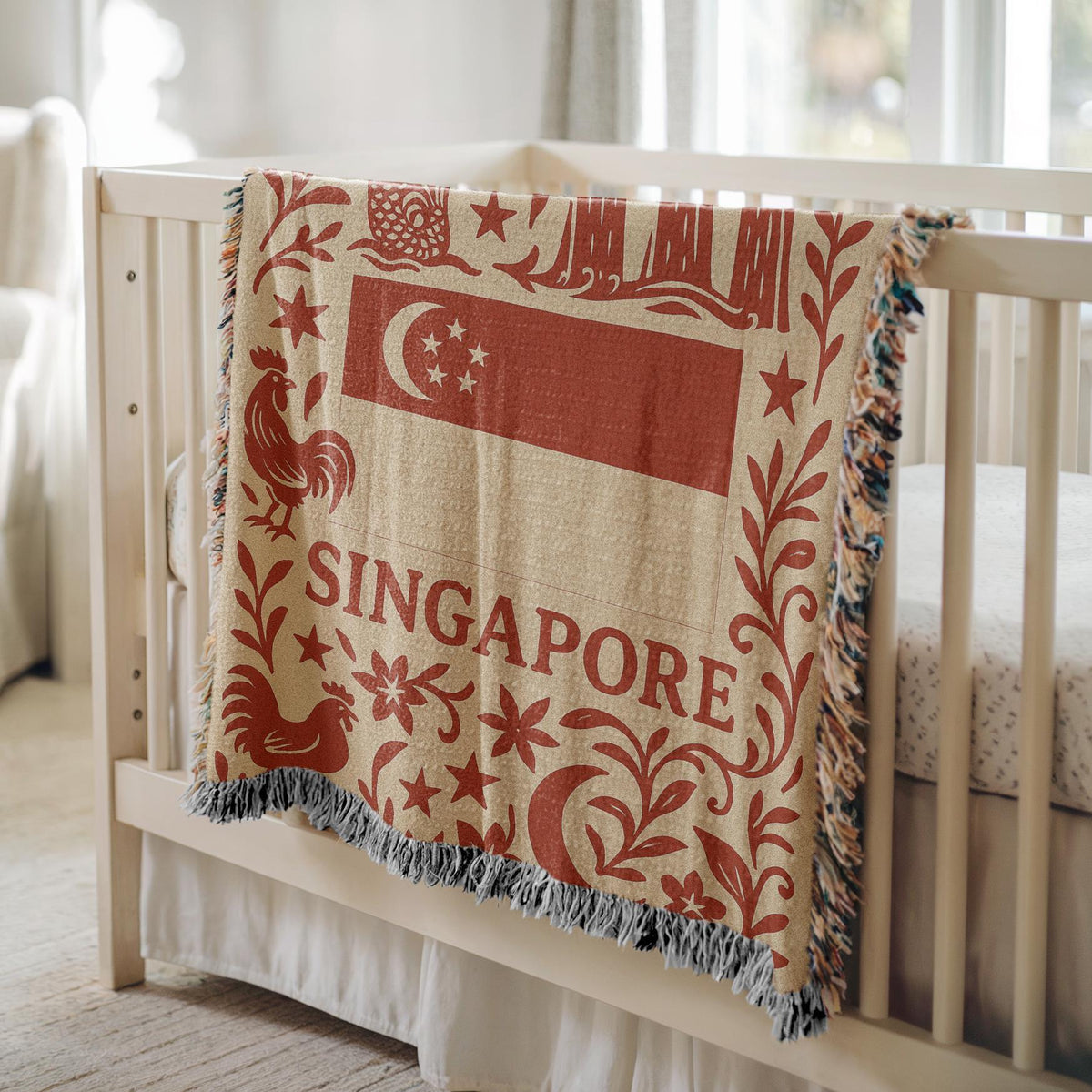 Singapore Woven Blanket
