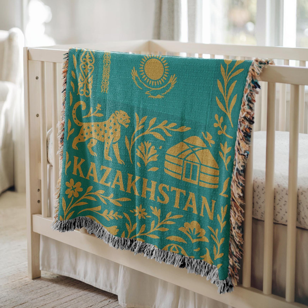 Kazakhstan Woven Blanket