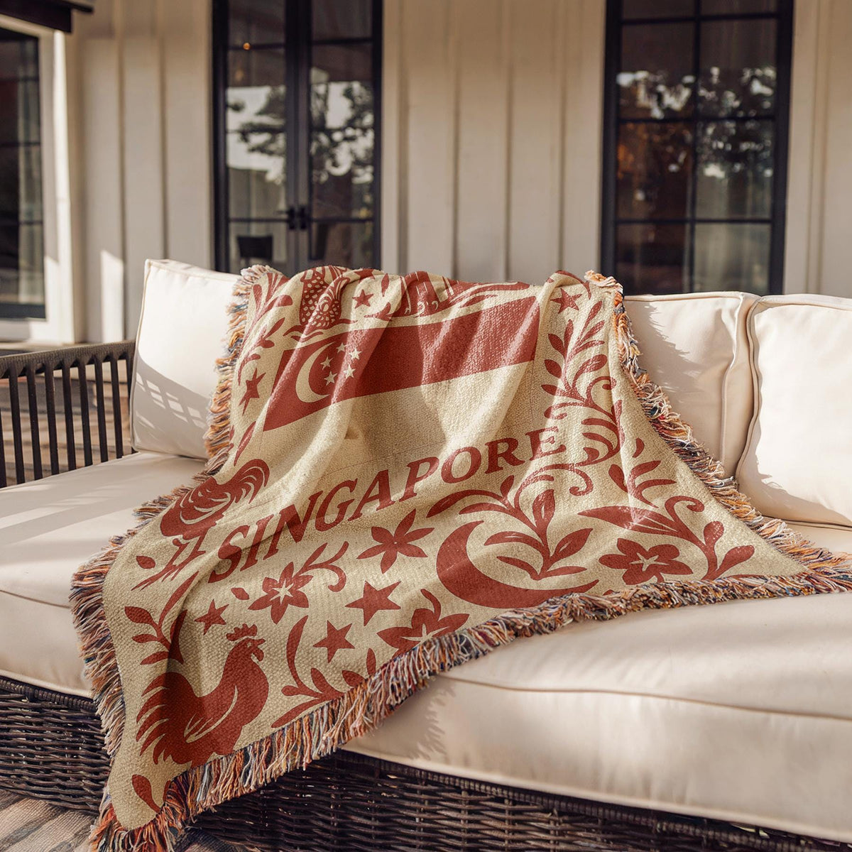 Singapore Woven Blanket