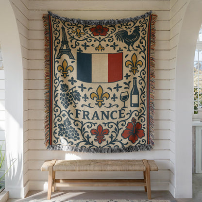 France Woven Blanket