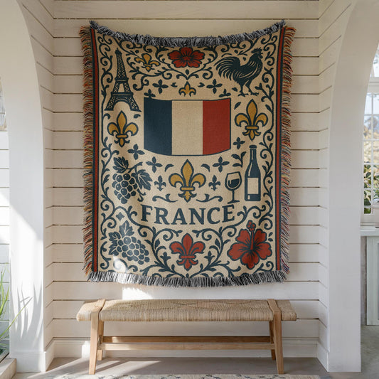 France Woven Blanket