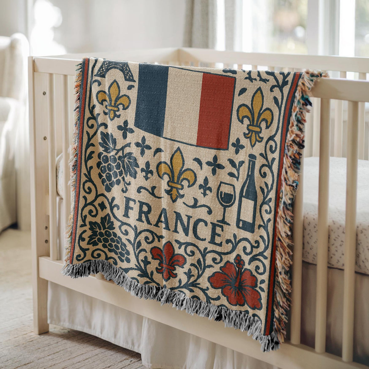 France Woven Blanket