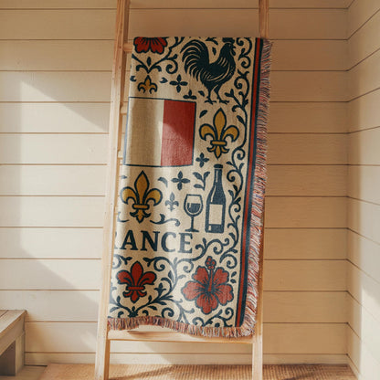 France Woven Blanket