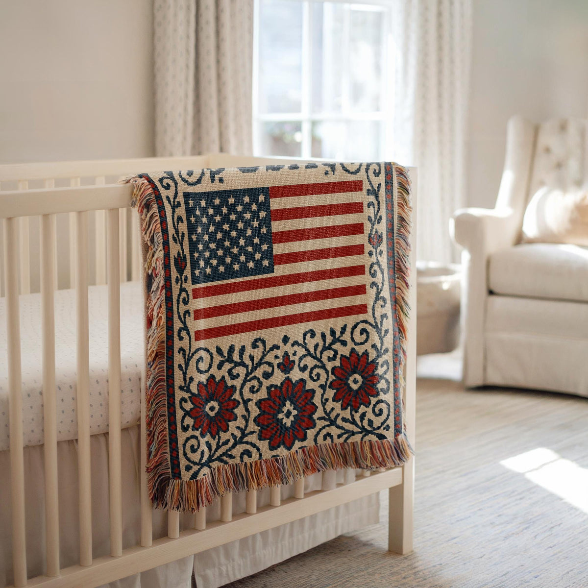 United States Woven Blanket