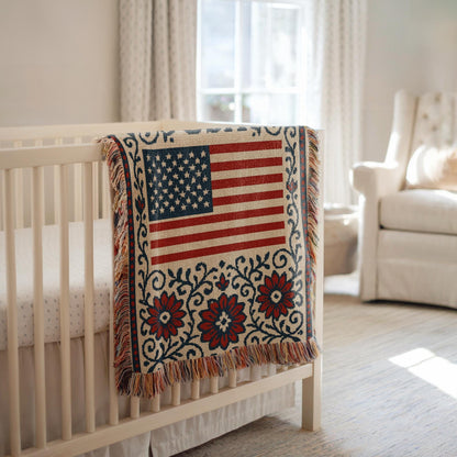 United States Woven Blanket
