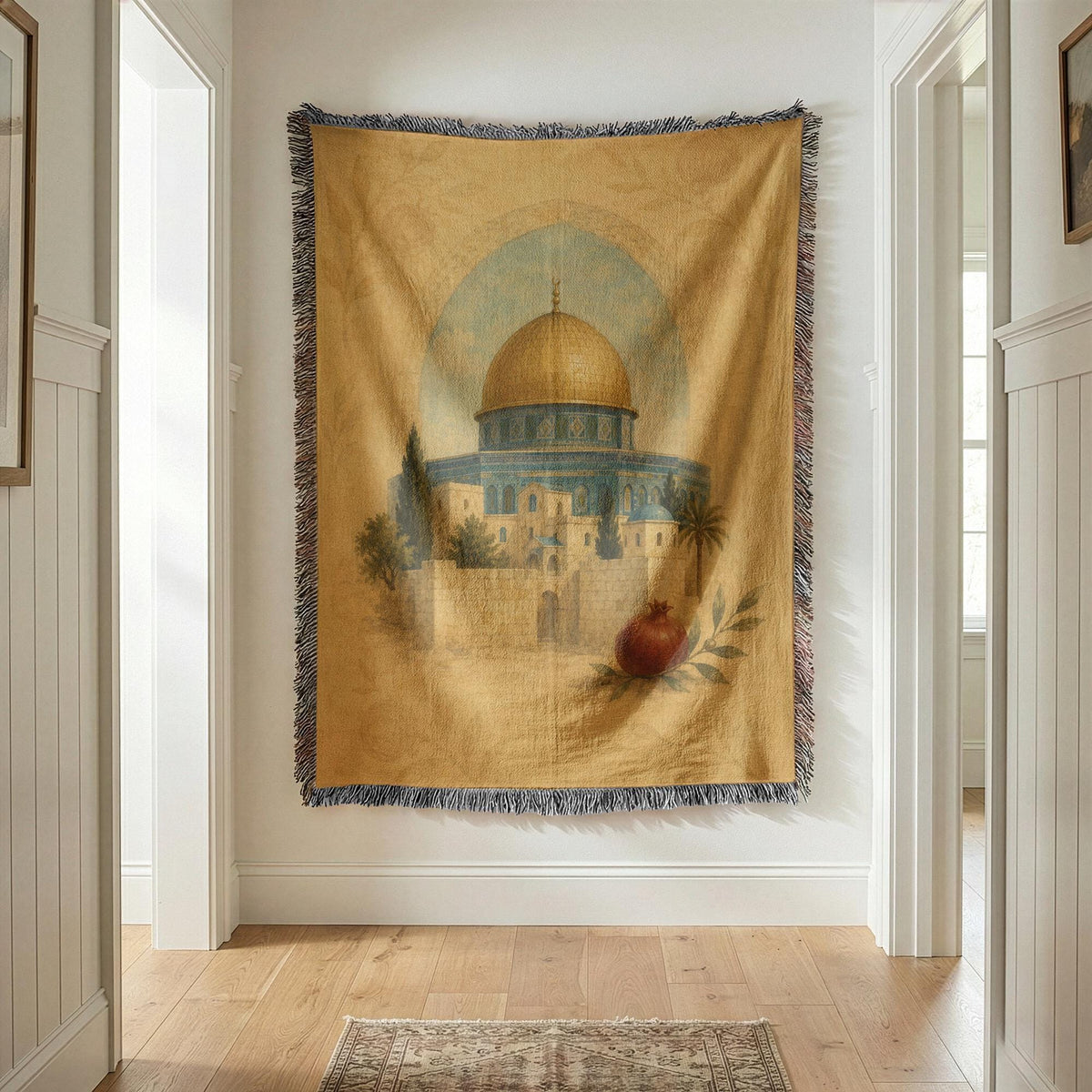 Ottoman Mosque Woven Blanket