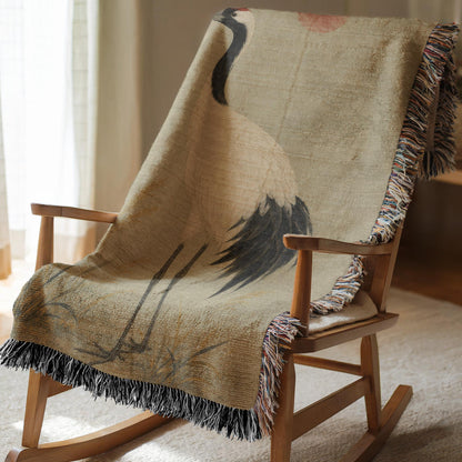 Crane Woven Blanket