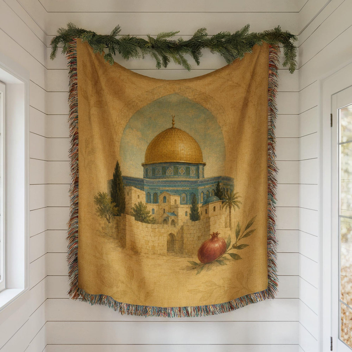 Ottoman Mosque Woven Blanket