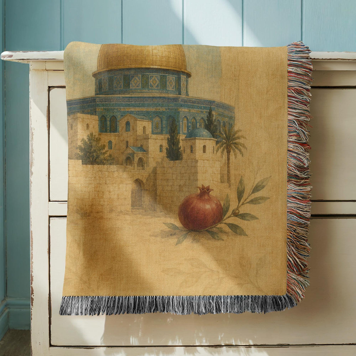 Ottoman Mosque Woven Blanket