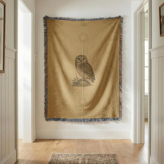 Owl Woven Blanket