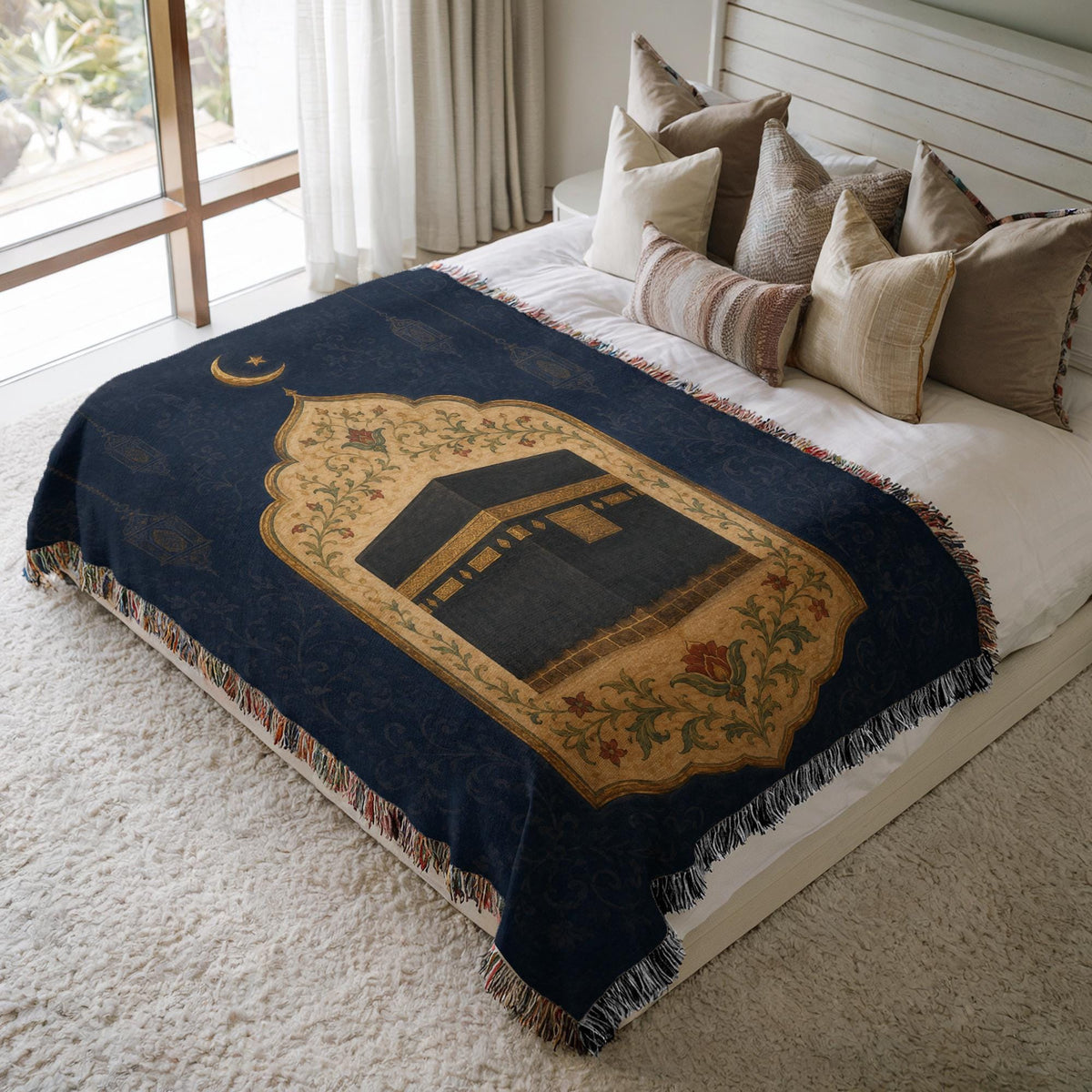 Kaaba Woven Blanket