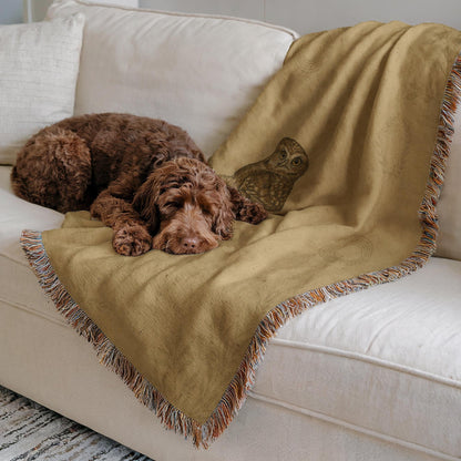 Owl Woven Blanket