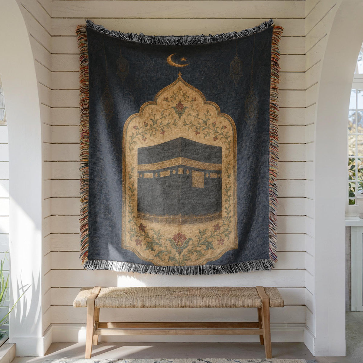 Kaaba Woven Blanket