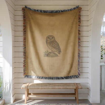 Owl Woven Blanket