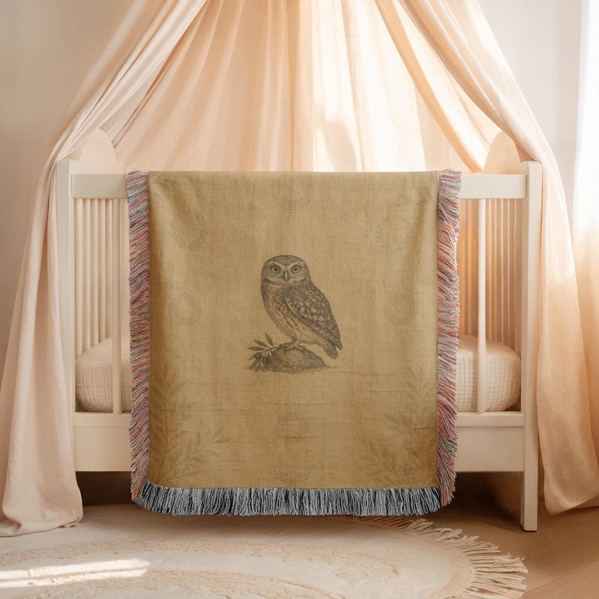 Owl Woven Blanket