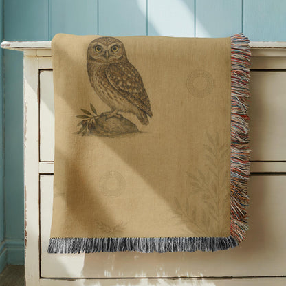 Owl Woven Blanket