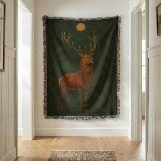 Stag Woven Blanket