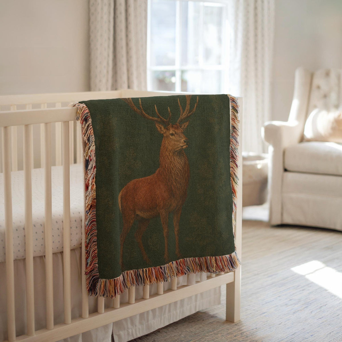 Stag Woven Blanket