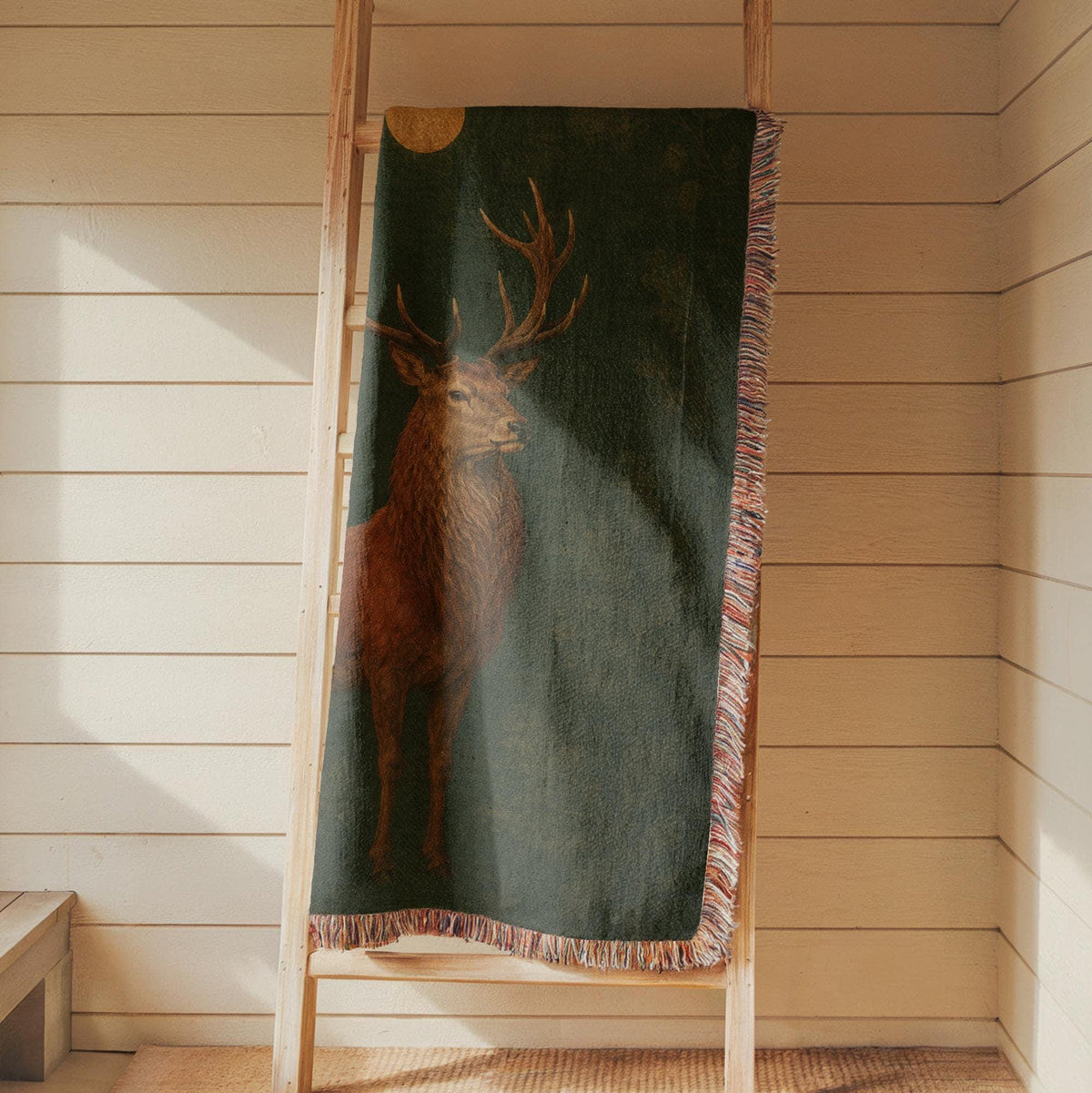 Stag Woven Blanket