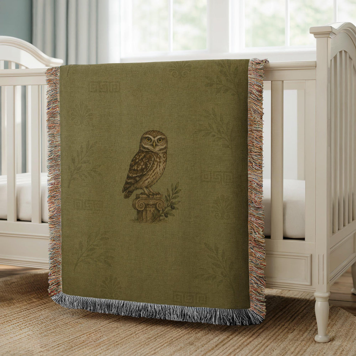 Owl Woven Blanket