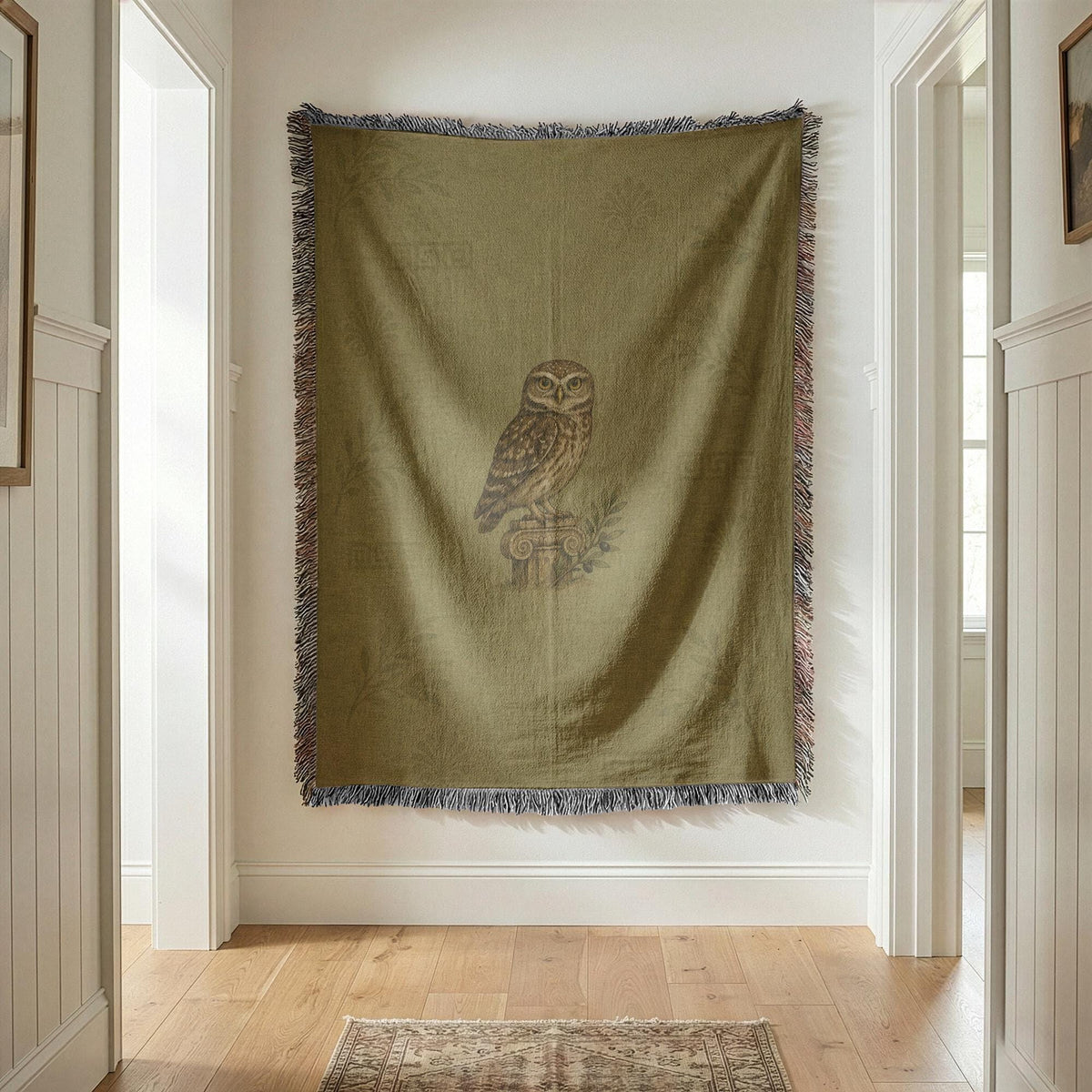 Owl Woven Blanket