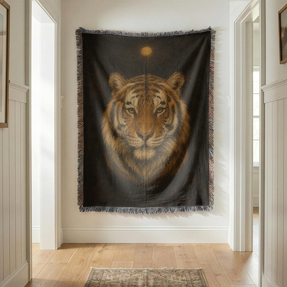 Tiger Woven Blanket