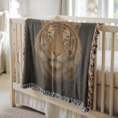 Tiger Woven Blanket