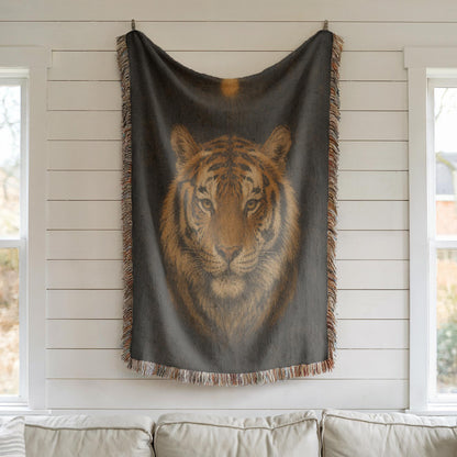 Tiger Woven Blanket