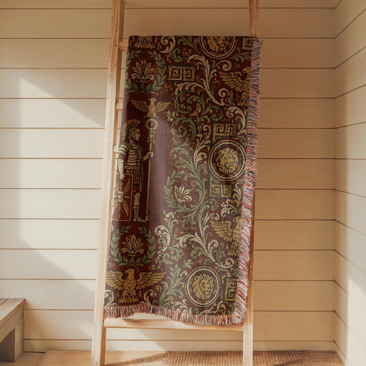 Roman Soldier Woven Blanket