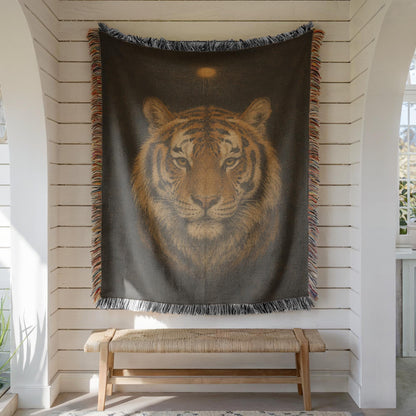 Tiger Woven Blanket