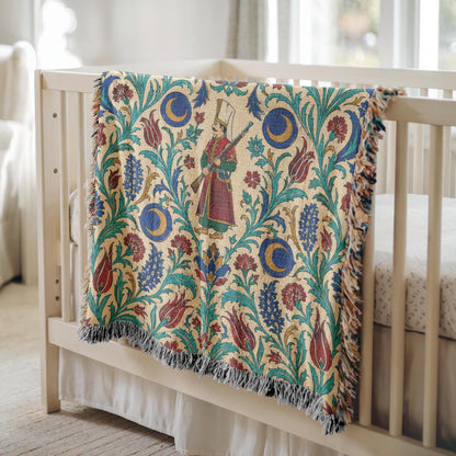 Ottoman Warrior Woven Blanket