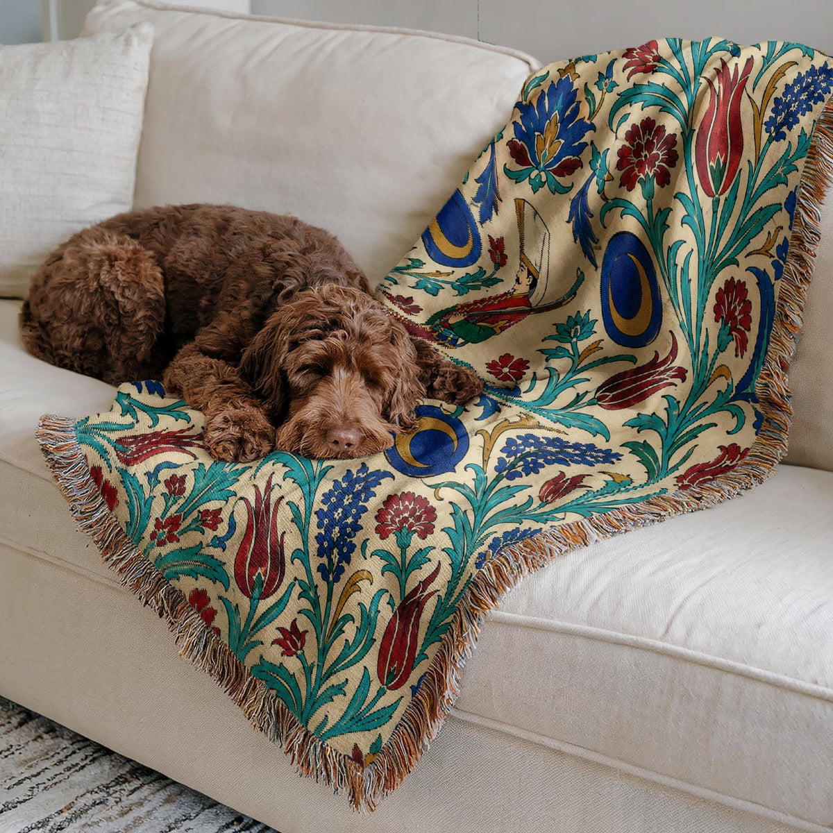 Ottoman Warrior Woven Blanket