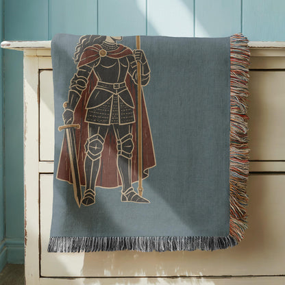 Joan of Arc Woven Blanket