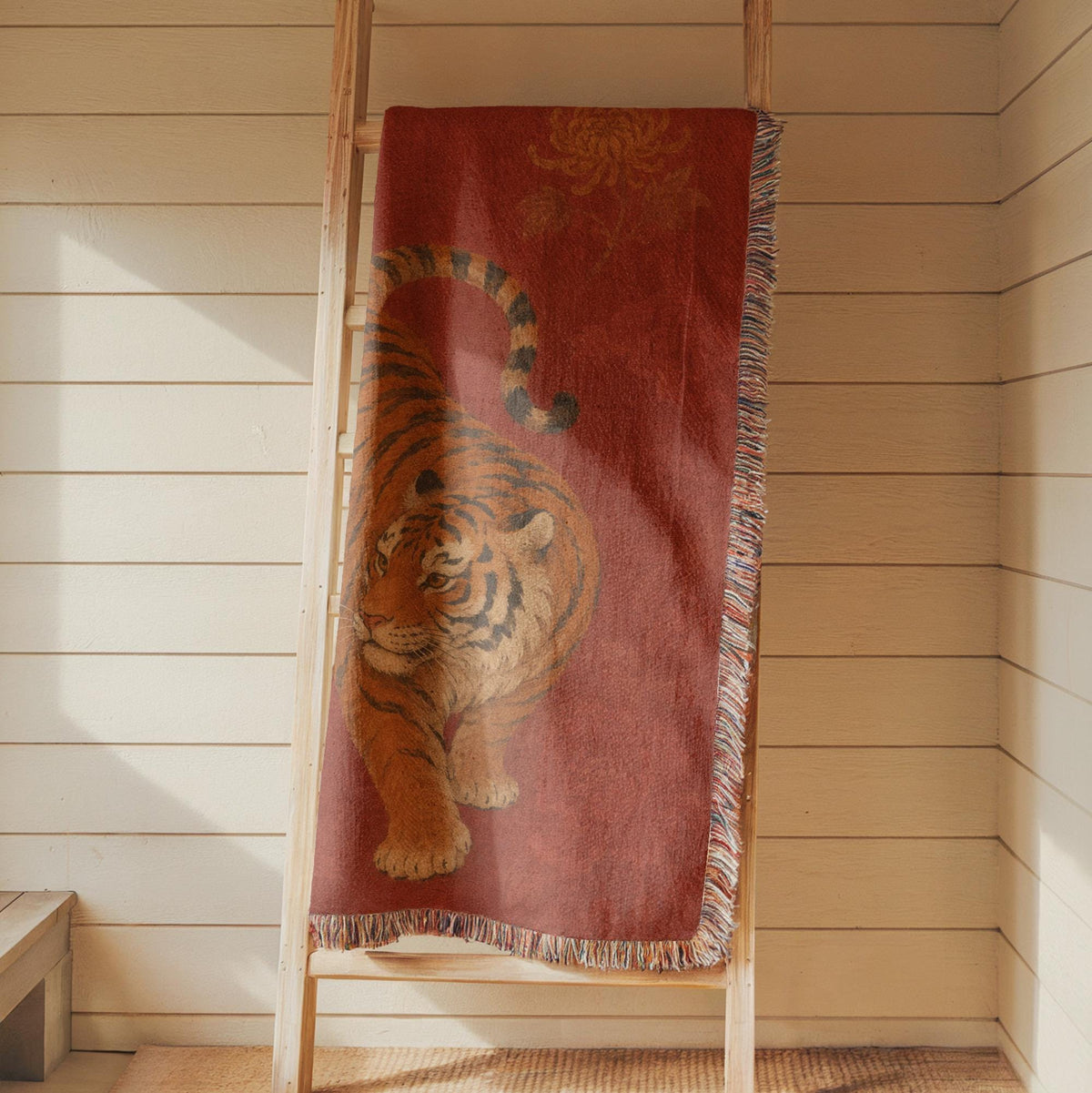 Tiger Woven Blanket