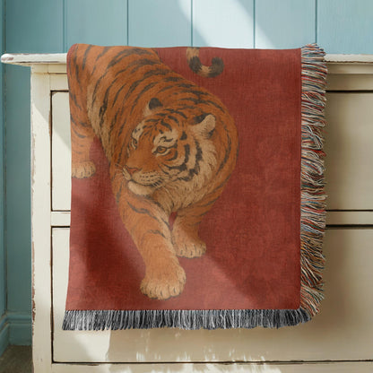 Tiger Woven Blanket
