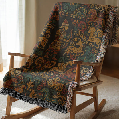 Steppe Archer Woven Blanket