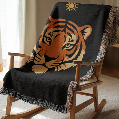 Tiger Woven Blanket