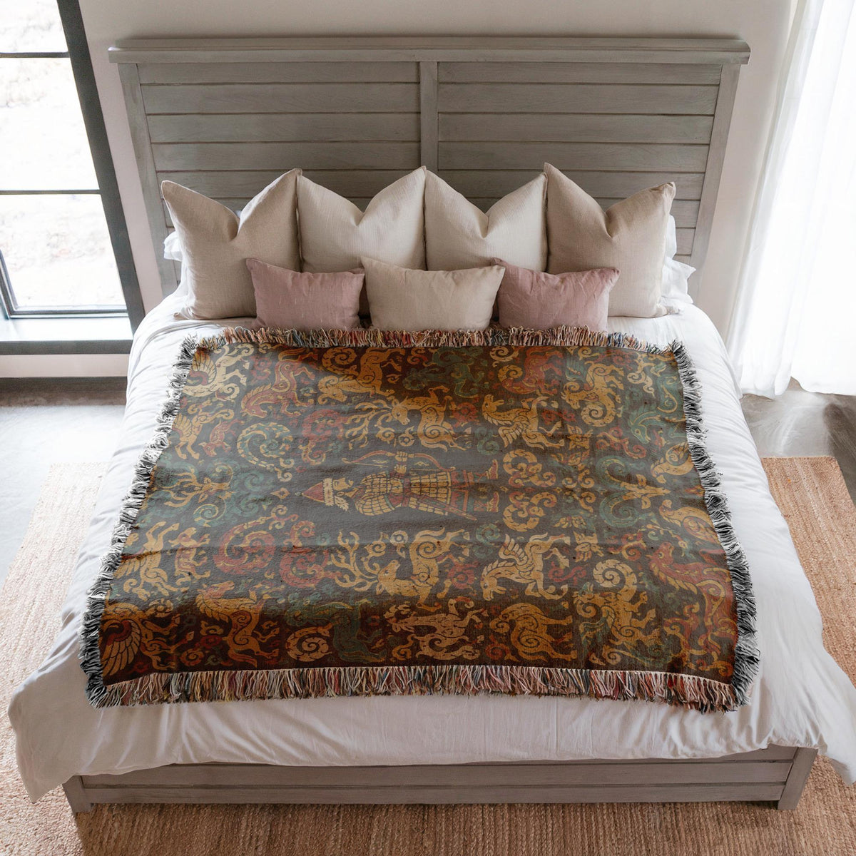 Steppe Archer Woven Blanket