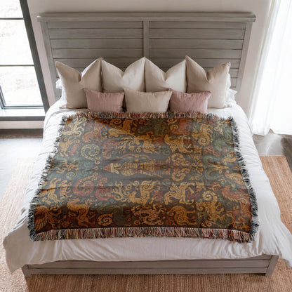Steppe Archer Woven Blanket