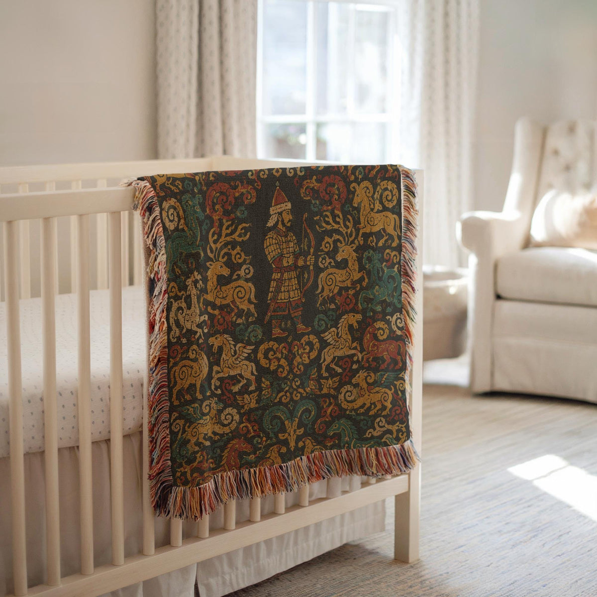 Steppe Archer Woven Blanket