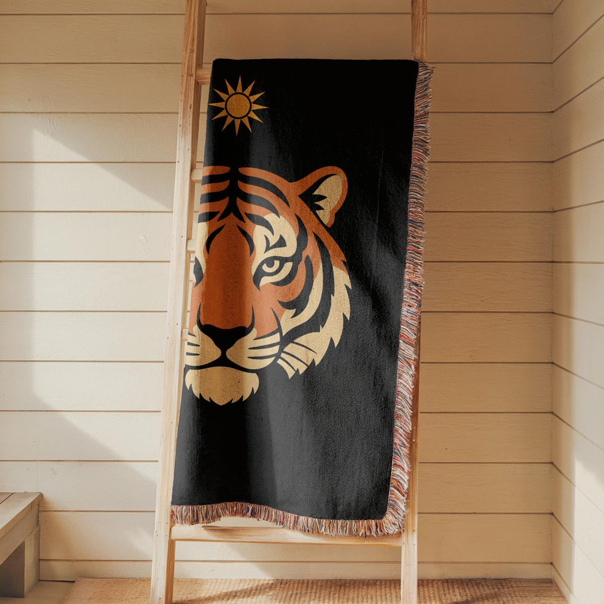 Tiger Woven Blanket