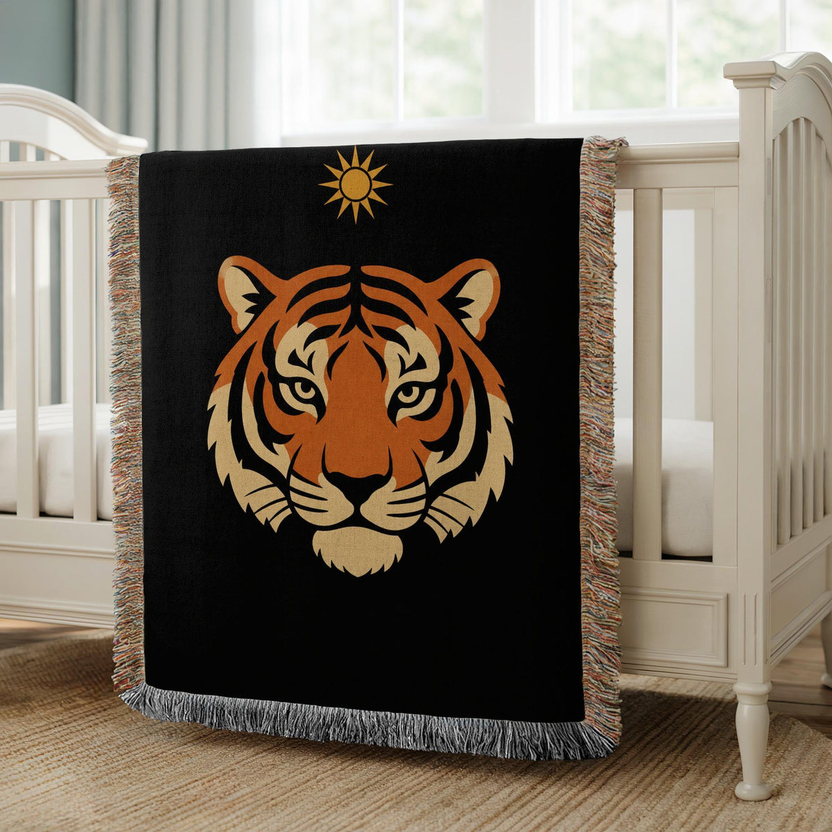 Tiger Woven Blanket
