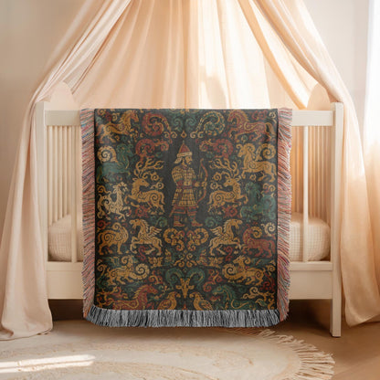 Steppe Archer Woven Blanket
