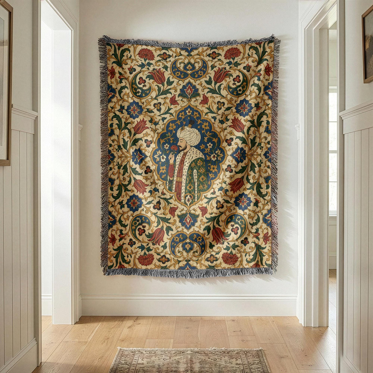 Ottoman Sultan Woven Blanket